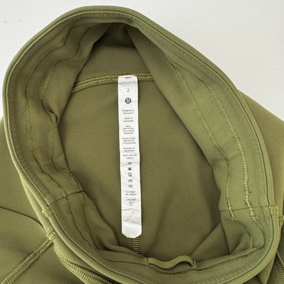 Lululemon Swift Speed High-Rise Crop 21" Leggings in Bronze Green Size 2 - Picture 9 of 9